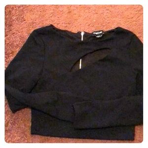 Bebe cropped shirt